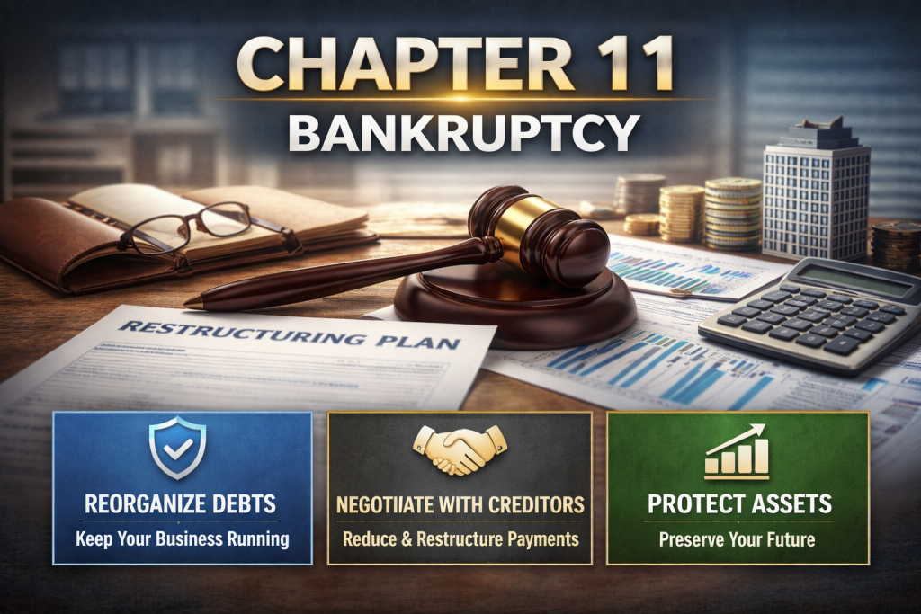 Lawyer from the Law Office of Adam I. Skolnik, P.A. advising individual on Chapter 11 bankruptcy Meta Title: Chapter 11 Bankruptcy Lawyer | Adam I. Skolnik, P.A.
